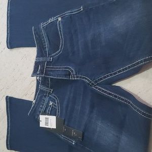 Rodeo Girl (by Liz) blue jeans.